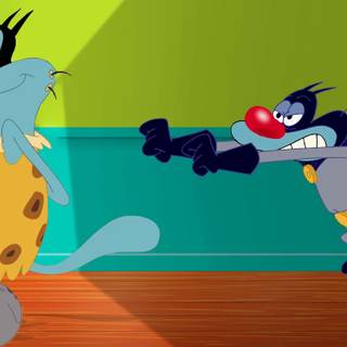 Oggy desktop wallpaper