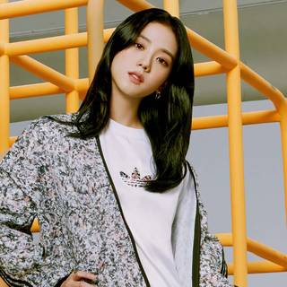 Kim Jisoo desktop wallpaper