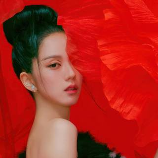 Kim Jisoo desktop wallpaper