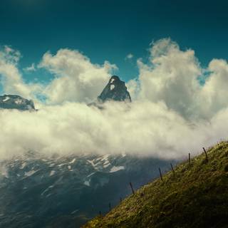 Mountain hiking wallpaper