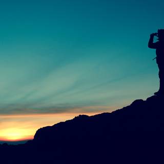 Mountain hiking wallpaper