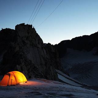 Mountain hiking wallpaper