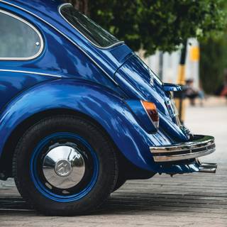 Beetle car 4k phone wallpaper