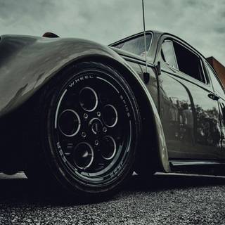 Beetle car 4k phone wallpaper
