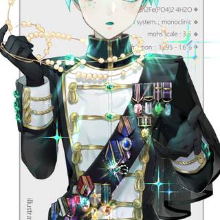 Land of The Lustrous iPhone wallpaper