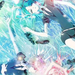 Land of The Lustrous iPhone wallpaper