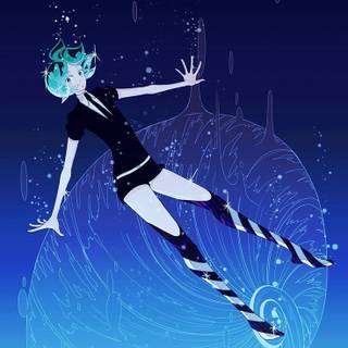 Land of The Lustrous iPhone wallpaper
