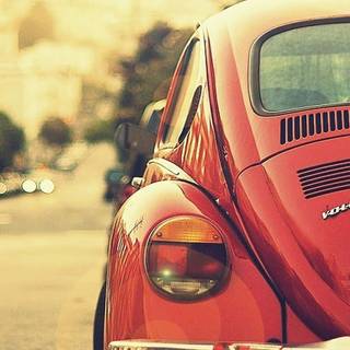 Beetle car 4k phone wallpaper