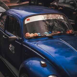 Beetle car 4k phone wallpaper