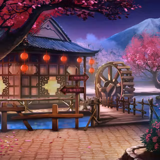 Anime Japan landscape wallpaper