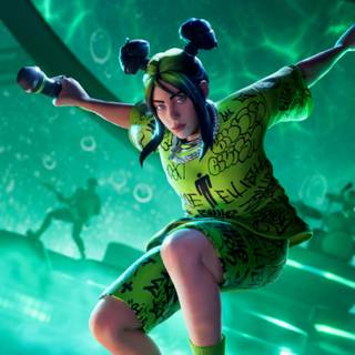 Billie Eilish PS5 wallpaper