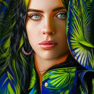 Billie Eilish PS5 wallpaper