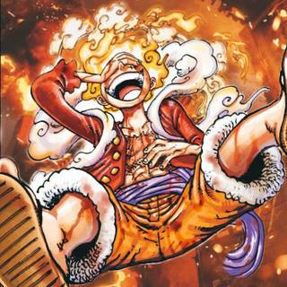 Luffy Gear 5 HD iPhone wallpaper