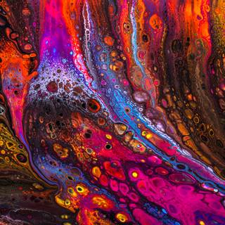 Purple painting wallpaper