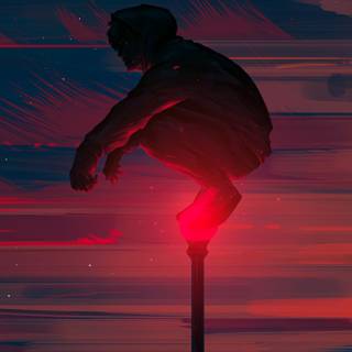 Red anime mobile wallpaper