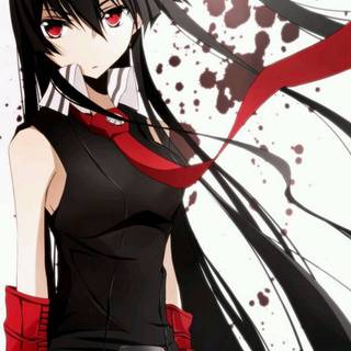 Red anime mobile wallpaper