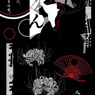 Red anime mobile wallpaper