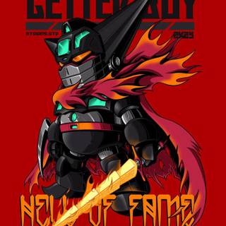 Red anime mobile wallpaper