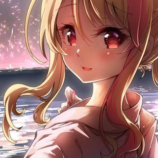 Red anime mobile wallpaper