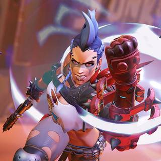 Junker Queen Overwatch desktop wallpaper