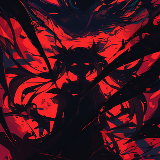 Red anime mobile wallpaper