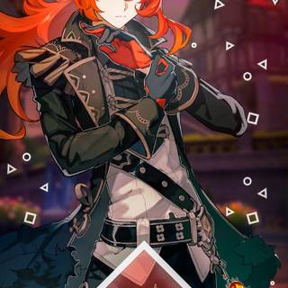 Red anime mobile wallpaper