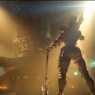 Junker Queen Overwatch desktop wallpaper