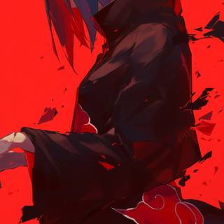 Red anime mobile wallpaper