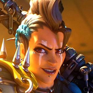 Junker Queen Overwatch desktop wallpaper