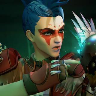 Junker Queen Overwatch desktop wallpaper