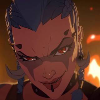 Junker Queen Overwatch desktop wallpaper