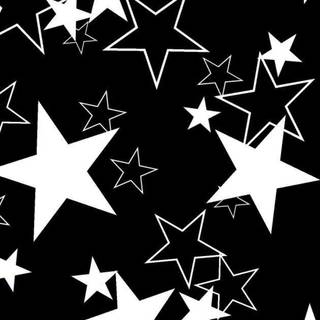 Black stars wallpaper
