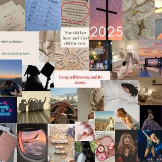Vision board 2025 wallpaper