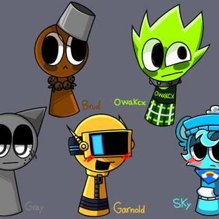 Sky Sprunki wallpaper