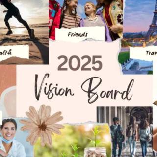 Vision board 2025 wallpaper