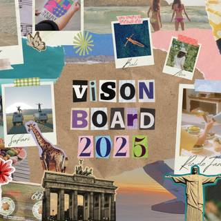 Vision board 2025 wallpaper