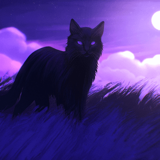 Goth cat wallpaper