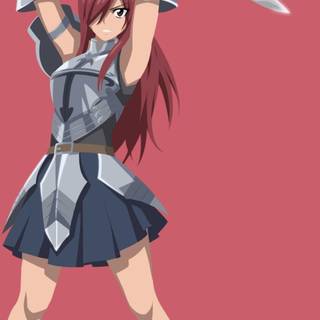 Erza Scarlet phone wallpaper