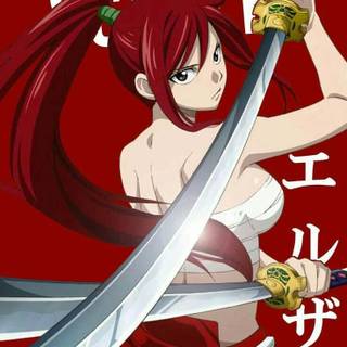 Erza Scarlet phone wallpaper