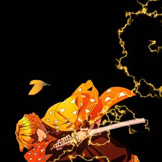 Zenitsu iPhone 4k wallpaper