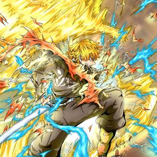 Zenitsu iPhone 4k wallpaper