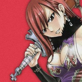 Erza Scarlet phone wallpaper