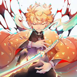 Zenitsu iPhone 4k wallpaper