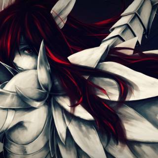 Erza Scarlet phone wallpaper