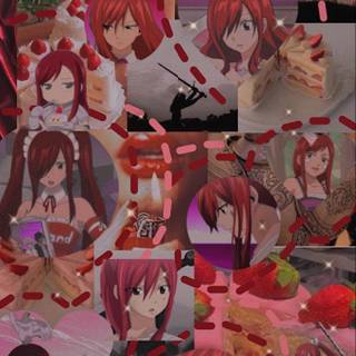 Erza Scarlet phone wallpaper