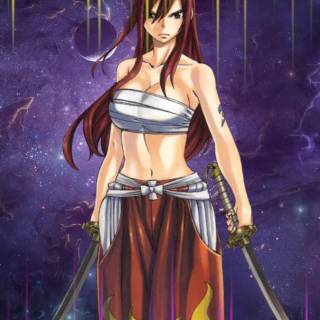 Erza Scarlet phone wallpaper