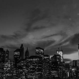 New York City black aesthetic 4k wallpaper