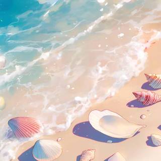 Summer pastel desktop wallpaper