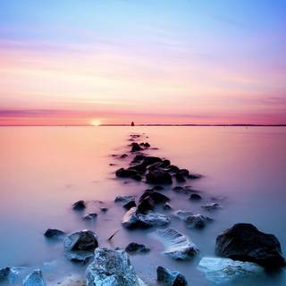 Summer pastel desktop wallpaper
