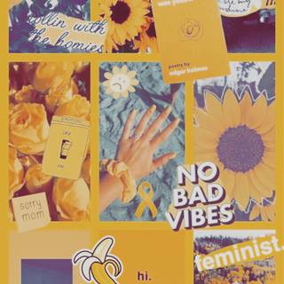 Yellow aesthetic summer wallpaper